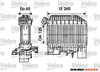 VALEO 817698 - töltőlevegőhűtő TOYOTA