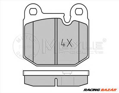 MEYLE 025 205 8816 - fékbetét BMW