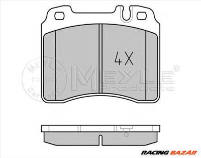 MEYLE 025 211 5317 - fékbetét MERCEDES-BENZ