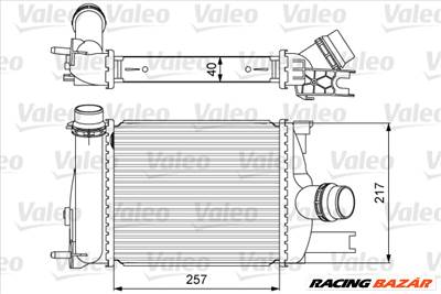 VALEO 818622 - töltőlevegő-hűtő DACIA RENAULT