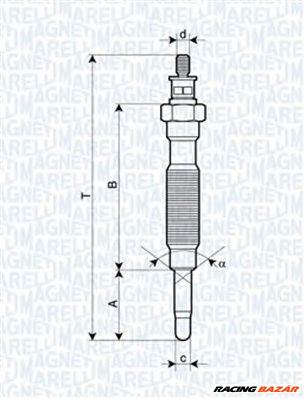 MAGNETI MARELLI 062900072304 - izzítógyertya HYUNDAI MITSUBISHI NISSAN