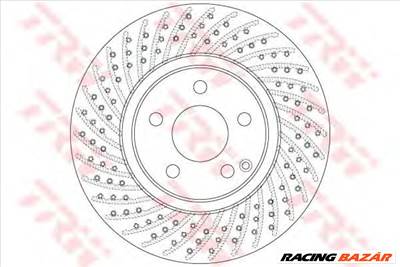 TRW DF6477 - féktárcsa MERCEDES-BENZ