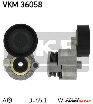 SKF VKM 36058 - hosszbordásszíj feszítőgörgő NISSAN RENAULT