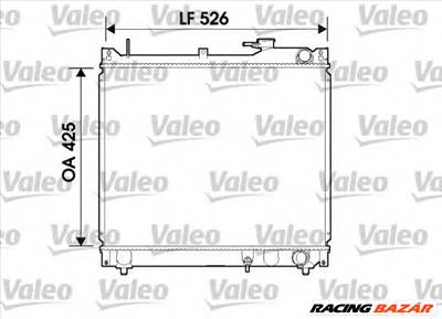 VALEO 734162 - Vízhűtő (Hűtőradiátor) SUZUKI
