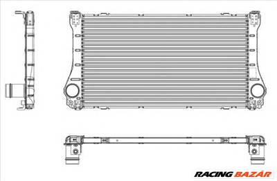 NRF 30786 - töltőlevegőhűtő TOYOTA
