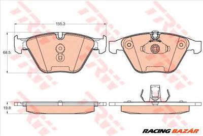 TRW GDB2021 - fékbetét BMW BMW (BRILLIANCE)