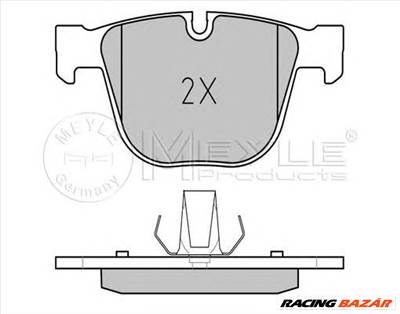 MEYLE 025 237 3017/PD - fékbetét BMW