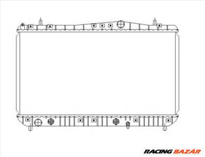 NRF 53385 - Vízhűtő (Hűtőradiátor) CHEVROLET DAEWOO