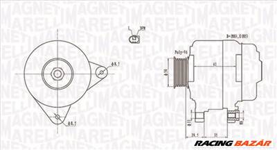 MAGNETI MARELLI 063731921010 - generátor AUDI SEAT SKODA VW