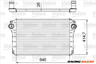 VALEO 818568 - töltőlevegő-hűtő TOYOTA