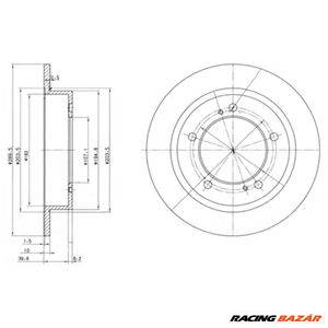 DELPHI BG2584 - féktárcsa SUZUKI