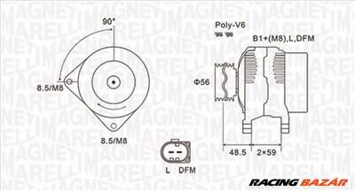 MAGNETI MARELLI 063731644010 - generátor AUDI SEAT SKODA VW