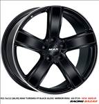 R21 5x112 (66,45) MAK TURISMO-FF BLACK GLOSS  MIRROR RING  10J ET19 - NEW  800EUR