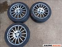 Renault Clio III 4x100 lyukosztású 16" használt Aez alufelni, rajta 205/45 használt nyári gumi