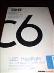 c6 LED H8/H9/H11 6500K 2 db