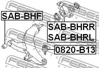 FEBEST SAB-BHF - Lengőkar szilent SUBARU