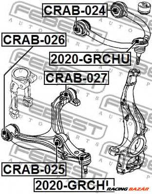 FEBEST CRAB-024 - Lengőkar szilent JEEP