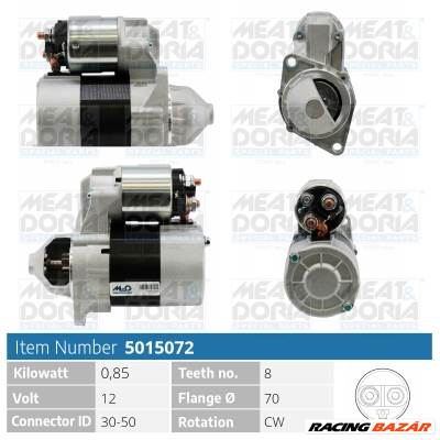 MEAT & DORIA 5015072 - önindító MERCEDES-BENZ PEUGEOT RENAULT