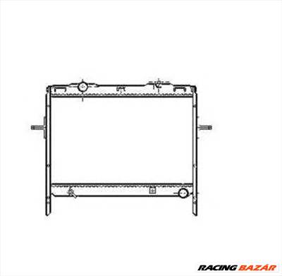 NRF 53370 - Vízhűtő (Hűtőradiátor) KIA