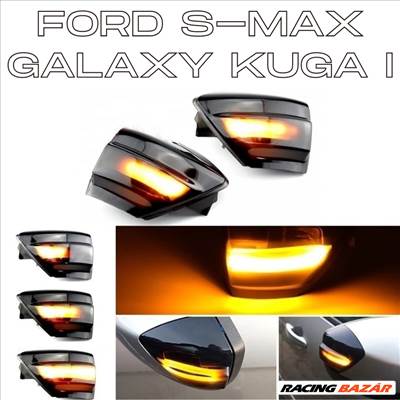 Ford S-Max C-Max Kuga Galaxy dinamikus LED - LEDES Tükör Index futófényes tükörindex 1405019 2057115✔️