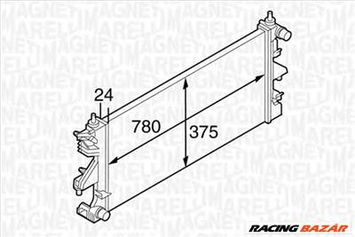 MAGNETI MARELLI 350213126900 - Vízhűtő (Hűtőradiátor) BMW BUICK CADILLAC CHEVROLET CITROËN DAIHATSU 