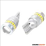 W5W W3W T10 LED izzó égő jégfehér 6000K 18SMD Canbus 2db-os készlet w5wcanbus