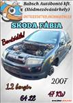 Skoda Fabia I bontott alkatrészei (24/1)