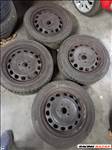 vw audi skoda 5x112 6.5x16 Et50 lemezfelni szett 205/55R16 Pirelli W210 télivel sxx4