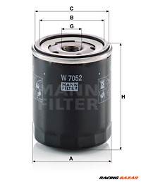 MANN-FILTER W 7052 - olajszűrő VW