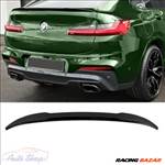 BMW X4 G02 M-Tech csomagtér spoiler Matt fekete 2018-