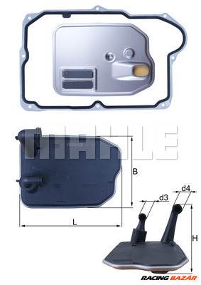 MAHLE HX 161D - hidraulikus szűrő, automatikus váltó MERCEDES-BENZ