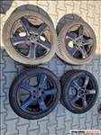  5x112 17" alufelni, rajta 205/50 Hankook és Pirelli téli gumi gumi 