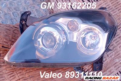 Opel Tigra TT Twin Top bal első fényszóró lámpa  93162205gm 89311110valeo