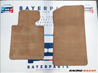 BMW E46 használt gyári első bézs szövet szőnyeg pár (004332)