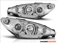 Peugeot 206 PEUGEOT 206 1998.10-2002 Króm ANGEL EYES Első Lámp