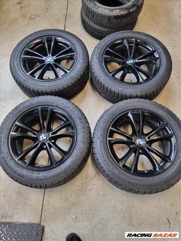  255/5517" újszerű Dunlop téli gumi + BMW gyári alufelni 1. kép