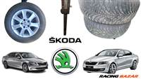  Skoda négyévszakos alufelni garnitúra 6JX15 ET45, 5x116 lyukosztással