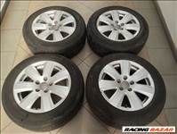  5x112 Audi gyári alufelni 7,5x16 ET45 A4 A6 205/60 R16 Kleber 