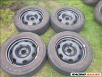  4x108 lyukosztású 16" Citroen/Peugeot lemezfelni, rajta 215/55 Maxxis nyári gumi 