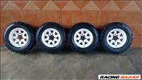 SUZUKI SAMURAI 15" LEMEZFELNI 5X139,7 OFF-ROAD 195/80R15 GUMIVAL OLCSÒN!!!