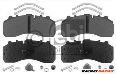 FEBI BILSTEIN 16665 - fékbetét DAF ERF IRISBUS IVECO MAN MERCEDES-BENZ NEOPLAN SCANIA SETRA VOLVO