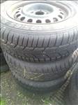  5x112 lyukosztású gyári Mercedes lemezfelni, rajta 195/65R15 Semperit téli gumi