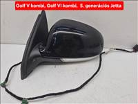 Volkswagen Golf VI kombi, Golf V kombi, Jetta V bal visszapillantó tükör LO41 (40452)