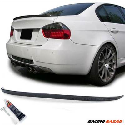 BMW E90 limousine Performance stílusú carbon look csomagtartó spoiler