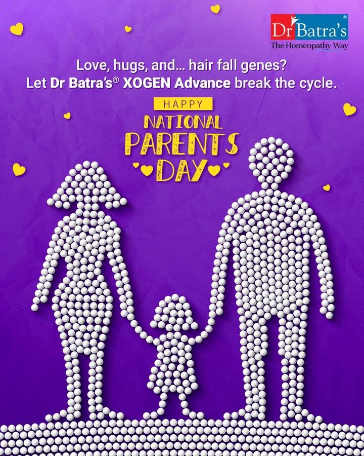 They gave you strength when you were weak.
They gave you comfort when the world felt cold.
They gave you everything they had — even what they couldn’t control.

This Parents’ Day, honour the love that shaped you. And if hair fall is something you’ve inherited, let healing be your gift to yourself.

Choose XOGEN Advance by Dr Batra’s®, a safe and non-invasive hair regrowth treatment that goes to the root.

Because you deserve to carry their love, not their struggle.

📞 Call +91 91671 91671
🌐www.drbatras.com
.
.
#DrBatras #DrBatrasHealthcare #XOGENAdvance #ParentsDay #Topical #Wishing #Celebrating #HealingWithLove #HairCareThatHeals #StrongerRootsWithXOGEN #AbJeetoJaddSe #TheHomeopathyWay #HomeopathyHealing #DrBatrasHomeopathy #XOGENAdvance #DrBatrasXOGENAdvance #XOGENAdvance #FullerHairFewerSessions #10XConfidence #HairRegrowthReimagined