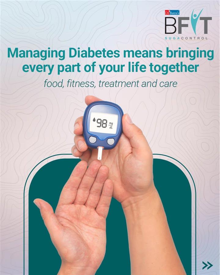 💙 Diabetes isn’t just numbers on a screen — it’s the way you feel every single day.
Your energy. Your confidence. Your peace of mind.

That’s why at Dr Batra’s® BFIT Suga Control Program, 5 experts come together just for you — guiding what goes on your plate 🍎, how you move 🏋️‍♂️, and giving the right medicines 🌿 that treat from the root.

Because managing diabetes isn’t about restrictions — it’s about living life with balance, freedom, and care that truly understands you.

✨ One program. Five experts. A healthier tomorrow — starting today.

👉 Take your first step toward better living. Book your consultation now.
📞 Call: 8652636232 | 🌐 www.drbatras.com


.
.
#DrBatras #DrBatrasHealthcare #BFIT #DrBatrasHomeopathy #DiabetesCare #DrBatrasBFIT #BFITSugaControl #BFITWithDrBatras #SugarControlNaturally #Type2DiabetesHelp #HolisticHealing #HomeopathyForDiabetes #BeatDiabetes #MetabolicHealth #DiabetesSupport #DiabetesIndia #DrBatrasCares #TheHomeopathyWay #Natural #Safe #Homeopathy #DrBatrasBFITSugaControl