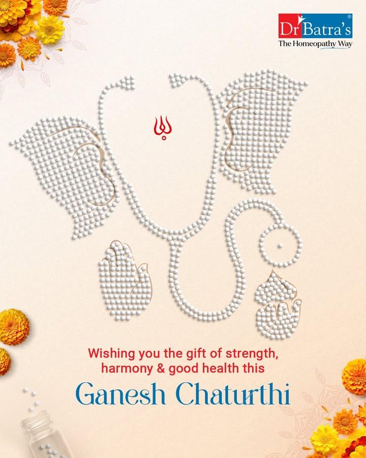 This Ganesh Chaturthi may Lord Ganesha bless you with the strength to overcome obstacles, the balance to lead a harmonious life, and the gift of lasting health. 🌿✨
Dr Batra’s wishes you a Happy Ganesh Chaturthi! 🙏
 

.
.
#DrBatras #DrBatrasHealthcare #Topical #Wishing #Celebrating #LordGanesha #NaturalTreatment #HolisticHealing #GaneshChaturthi #AbJeetoJaddSe #DrBatrasHomeopathy #TheHomeopathyWay #GaneshChaturthi2025