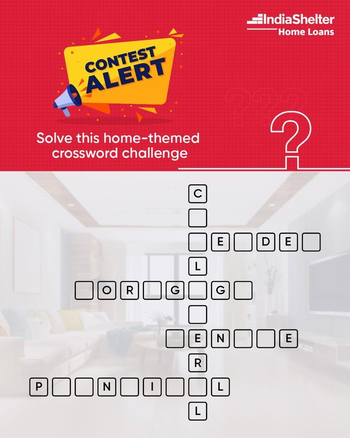 July Contest Alert!!

Comment down the correct answer and stand a chance to win a surprise gift.

How to participate

1. Like our last 5 posts
2. Follow all our social media handles
3. Tag 3 friends and comment the right answer

Hurry, don't miss out

#homeloans #IndiaShelter #ContestAlert #JulyContest #ContestTime #Julychallenge
