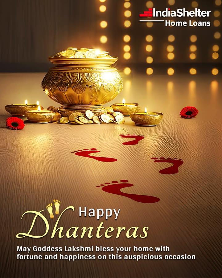 May your home sparkle with prosperity on this auspicious occasion. 
Happy Dhanteras 😊

#happydhanteras #DiwaliFestivities #celebrations