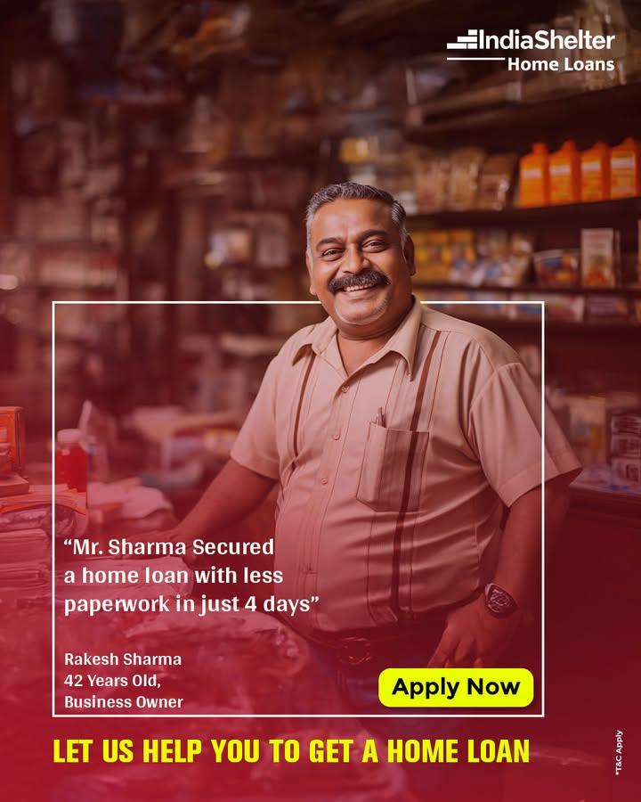 Get one step closer to your dream home. Let us guide your home ownership journey. 🏠

To apply, visit https://agile.indiashelter.in/ or call us on 1800-572-8888 or drop a missed call at 7065515122.

#HomeSweetHome #IndiaShelter #EasyHomeLoan #ApplyNow #HomeLoanMadeSimple